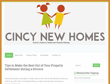 Tablet Screenshot of cincynewhomes.com